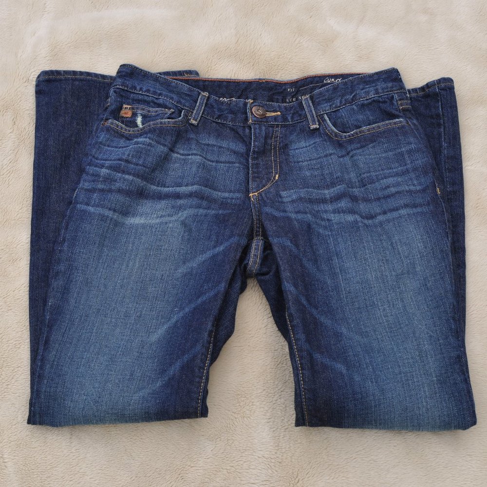 Eddie Bauer curvy stretchy bootcut jeans 8